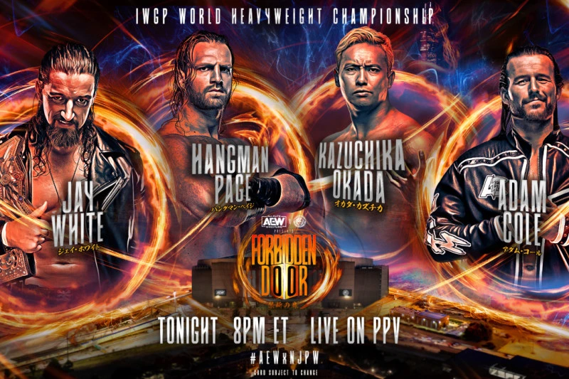 You are currently viewing Aew Njpw forbidden door results Adam Cole injury Jon Moxley Aew Champion